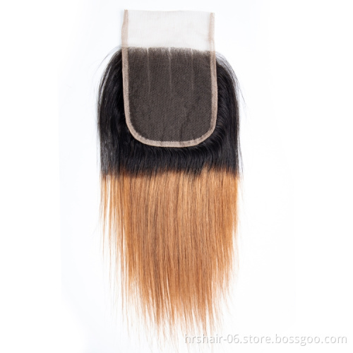 10A Woman Hair Extension Mink Cuticle Aligned Raw Brazilian Virgin Straight Human hair Bundles with Frontal Closure